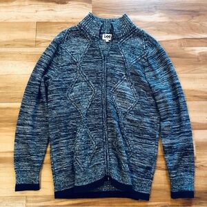 Lee Men’s Heavy Knit Full Zip Sweater